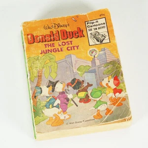 1975 Whitman Big Little Book Walt Disney's Donald Duck The Lost Jungle City - Picture 1 of 5