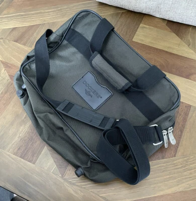 Bolso Mensajero Dockers Verde Ejército Bolsa de Lona para Viaje - Excelente Estado Foto 1 de 4