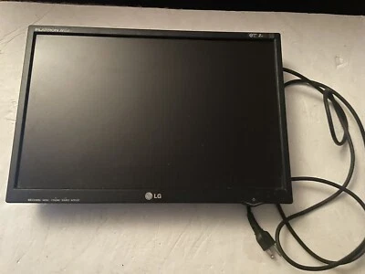 LG Flatron Black Desktop Monitor L196WTQ - Just Monitor No Stand - Image 1 of 4