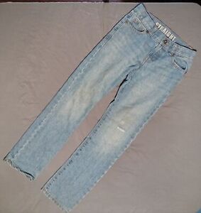 Boys CRAZY 8 Size 10 Jeans Straight Cut Medium Wash 5 Pocket Cotton Blend.