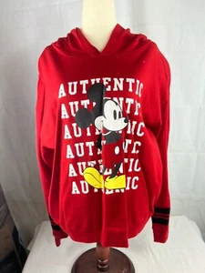 Women’s Disney Mickey Mouse Graphic Long Sleeve Pullover Hoodie Size XXL NWT - Picture 1 of 4