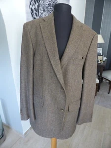 Herren Sakko von Eduard Dressler Braun meliert Gr.27 NEU 100 % Schurwolle - Bild 1 von 2