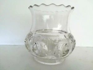 EAPG KINGS CROWN ETCHED GLASS SPOON-SPOONER 1890's ERA - Picture 1 of 3