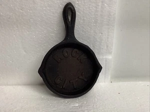 Rock City Lookout Mountain Cast Iron Skillet Ashtray Souvenir - Picture 1 of 3