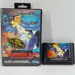 Wonder Boy In Monster World Sega Mega Drive - Tested & Working - PAL - Picture 1 of 2