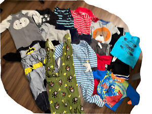 20 Piece Lot Of Baby Boy Clothes Mix Pants, Tops, Size 24 months - 2T Kids