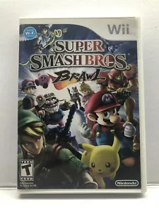 Super Smash Bros. Brawl (Nintendo Wii, 2008) Complete w/ Manual - Tested - Picture 1 of 4
