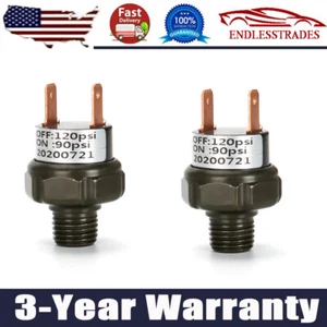 2x 1/4"NPT for Heavy Duty Air Compressor Pressure Control Switch Valve 90-120PSI - Picture 1 of 17
