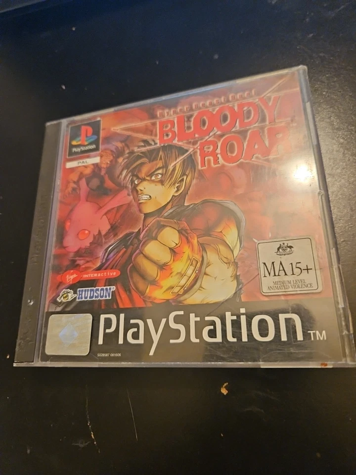 Bloody Roar Sony PlayStation 1 PS1 Game - Complete, Good Condition PAL Tested - image 1 of 4