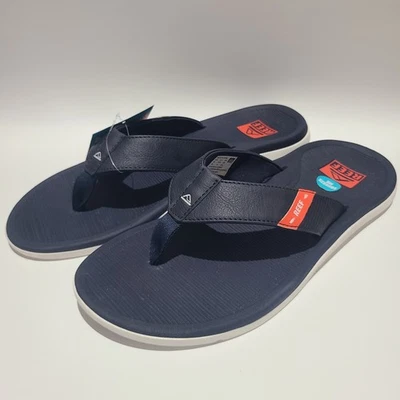Sandalia chancla para hombre Reef Santa Ana Arch Support apta para agua azul marino nueva Foto 1 de 4