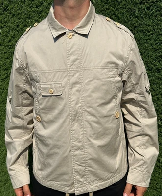 Chaqueta de bombardero ligera de lujo rara Prada Milano Sgb 618 Mat ckk talla 50 M L Foto 1 de 4