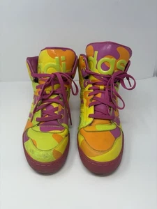 Adidas Jeremy Scott Instinct Hi Neon Camo Turnschuhe Größe 11,5 - Bild 1 von 21