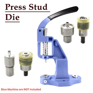 Press Stud Die Set 10mm-20mm for Blue Hand Press Machine Fabric Rivet Snap Tool - Picture 1 of 16