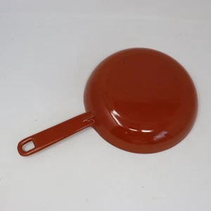 LE CREUSET #22 Multifunction skillet Lid ONLY 2Qt Orange Vintage 8” - Picture 1 of 4