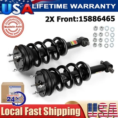 2 Front Shock Absorber Struts w/ Magneride For 2007-2014 Chevrolet Suburban 1500 Foto 1 de 4