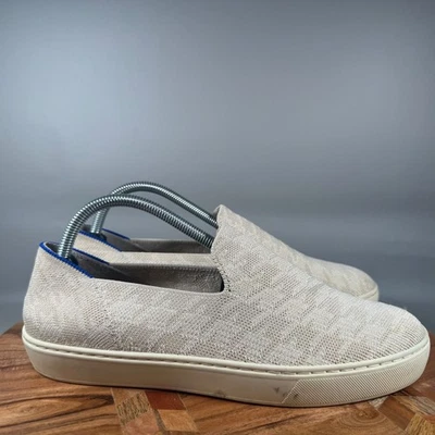 Zapatos informales Rothys The Sneaker para mujer talla 9,5 beige de punto sin cordones Foto 1 de 4
