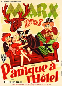 Marx Bros Room Service 1938 French Grande Movie Poster - Picture 1 of 1