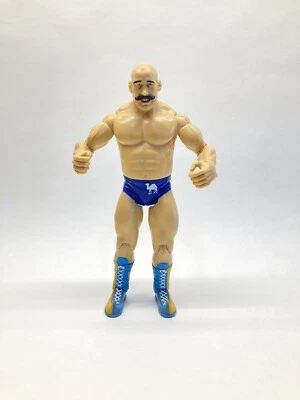WWE Iron Sheik Wrestling Figure Jakks 2004 WWF Toy Blue Shorts - Image 1 of 4