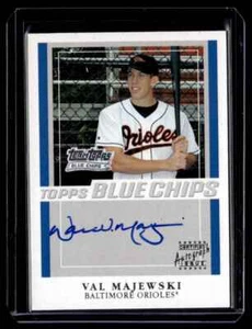 2003 Topps Blue Chips Autographs Val Majewski Auto Baltimore Orioles #TT-VM - Picture 1 of 2