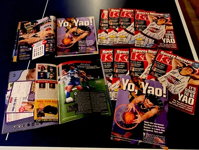 YAO MING 新秀封面体育图示儿童 SI 海报无卡数量 10 — 第 1/4 张图片