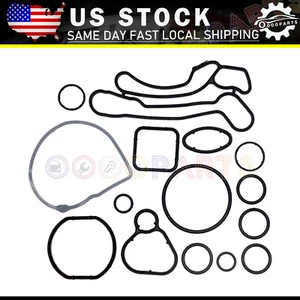 ENGINE OIL COOLER GASKET SEAL KIT 55353320 FOR CHEVY CRUZE AVEO SONIC OPEL 1.8L - Picture 1 of 8