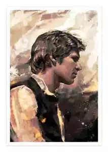 HAN SOLO by Alice X Zhang - Art Print - Variant - 13x19 - Star Wars - #/100 - Picture 1 of 2