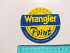 Klebstoff Wrangler Jeans Point Bergamo Sticker Autocollant Decal 80s Original