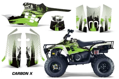 Calcomanías adhesivas gráficas ATV para Polaris Trail Boss 330 04-09 CARBONX G Foto 1 de 2