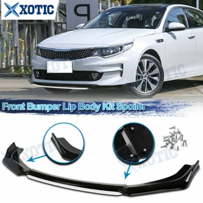 Kit divisor alerón labial parachoques delantero negro + blanco para Kia Optima K5 2011-2020 Foto 1 de 4
