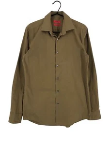 Hugo Boss Shirt Casual Formal Solid Slim Fit Size M (40 - 15 3/4) - Picture 1 of 10