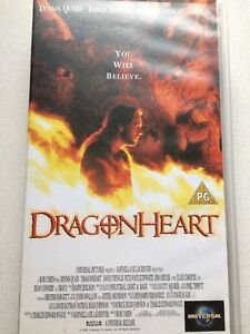 Dragonheart vhs video PAL  Sean Connery Dennis quaid sci-fi fantasy 