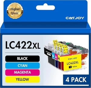 LC422XL Ink Cartridges Replacement for Brother LC422XL LC422 LC-422XLVAL Ink - Bild 1 von 3