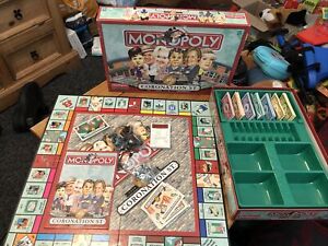 Monopoly Coronation Street Board Game 40 Years Special Edition 2000 Hasbro