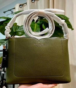 Bandolera Kate Spade Harlow Encantada Verde Guijarros WKR00058 Nueva - Imagen 1 de 12