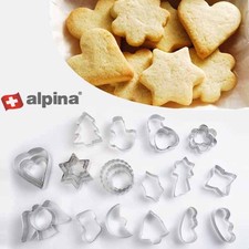 FORMINE ASSORTITE STAMPINI PER BISCOTTI 25 PZ CON ANELLO FORME STAMPI ALPINA