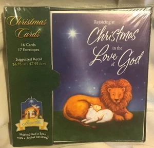 Cartoline di Natale Gioire Natale nell'amore di Dio Nuove 16 Cards  - Foto 1 di 3