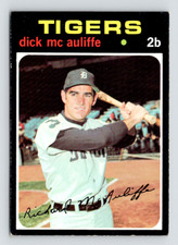 1971 Topps Card, #3 Dick McAuliffe, Detroit Tigers