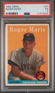 1958 Topps - Roger Maris #47 (RC) Rookie PSA 5 Yankees Indians - Picture 1 of 2