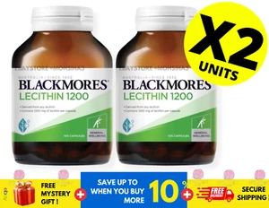 BLACKMORES LECITHIN 1200MG 100'S -Cell Growth/Regulatin/Function ( X 2 ) - Picture 1 of 6