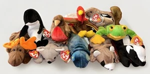 Ty Beanie Babies Lot 10 Mint With Mint Tags Never Toyed - Picture 1 of 13