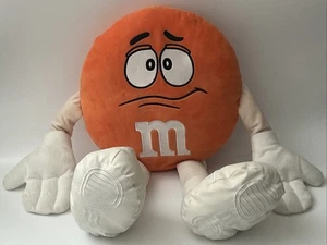 M&Ms World Plush Official Orange & White Character 10" Colletable M&M Soft Toy - Picture 1 of 5