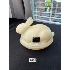 Imperial By Lenox Easter Bunny on Nest Trinket Dish 4" - Picture 1 of 10