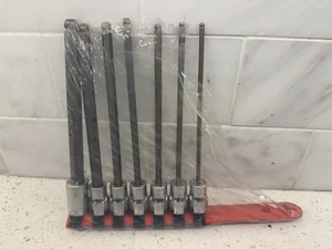 Matco Tools USA SBBXL7R 7pc SAE 3/8” Drive Long Ball Allen Hex Socket Set NEW - Picture 1 of 3