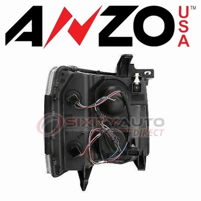 AnzoUSA Headlight Assembly for 2007-2013 Chevrolet Silverado 2500 - wg Foto 1 de 4