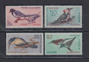 Indien 1968 Vögel Mi.-Nr. 464-467 kpl. Satz 4 Werte ** - Bild 1 von 1