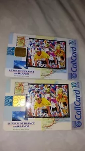 1998 IRISH CALLCARD 10UNIT, "Le Tour De France en Irlande" - Picture 1 of 2