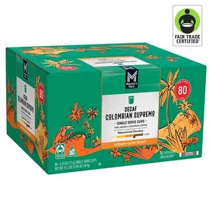 Member's Mark entkoffeinierte Einzelportion Kaffeetassen, kolumbianisch (80 ct.) - Bild 1 von 5