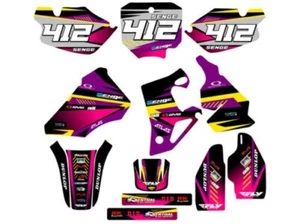 1996-2002 CR 80 SURGE Purple Senge Graphics Kit Compatible with Honda - Picture 1 of 10