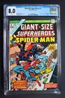 GIANT-SIZE SUPER-HEROES #1 Spider-Man vs MAN-WOLF,MORBIUS 1974 Gil Kane CGC 8.0