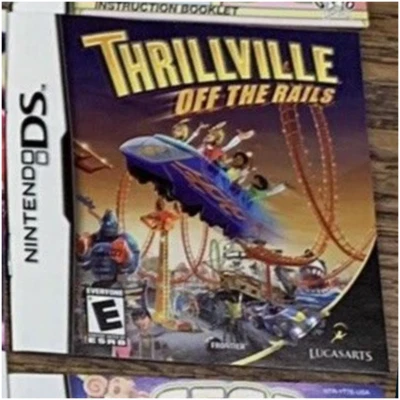 Folleto/manual de instrucciones Thrillville Off The Rails - Nintendo DS DSi 2DS 3DS XL Foto 1 de 2